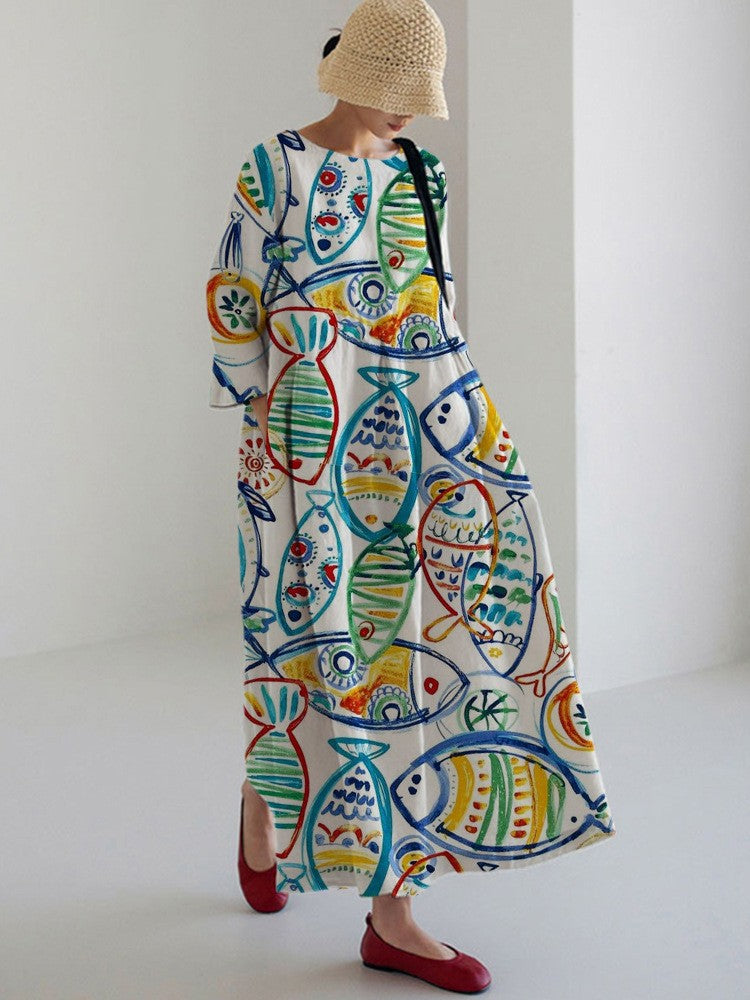 Elegant Crafts Long Sleeve Dress