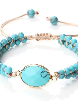 Natural Turquoise Beads Bracelet