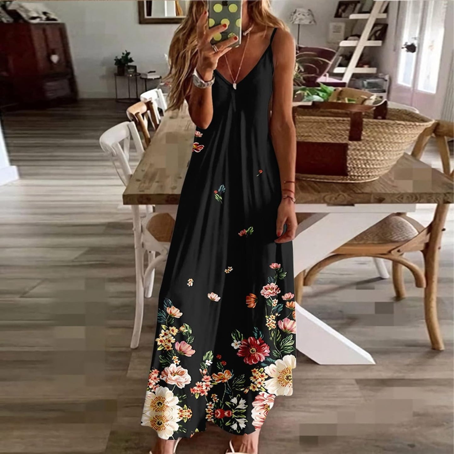 Elegant Vacation Skirt Loose And Ground Dress
