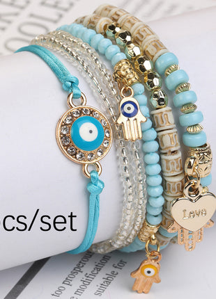 Braided Rope Bracelet Set of 6