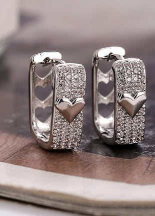 Hollow Love Ear Clip