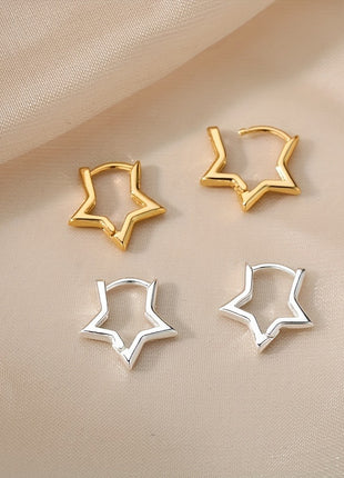 Fashion Creative Pentagram Earrings