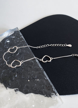 Attracting Hollow Heart-Shaped Bracelet