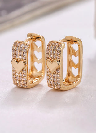 Hollow Love Ear Clip