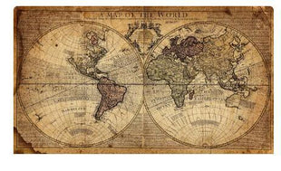 A Map of the World 100 x 150 cm