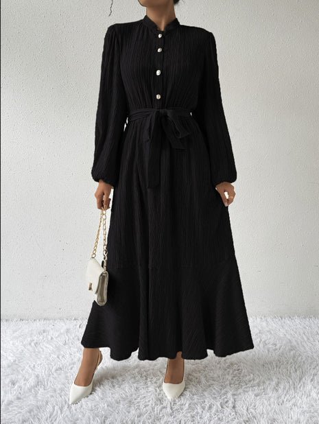 Graceful Personality Self-tie Dress