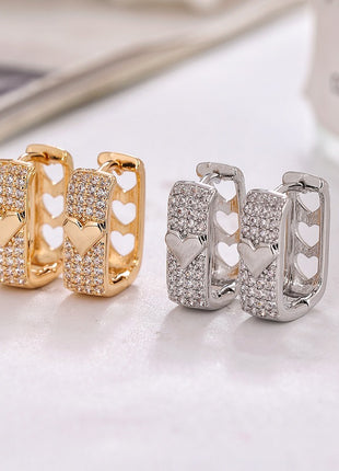 Hollow Love Ear Clip