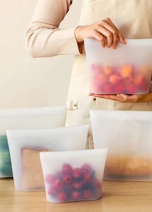 Reuseable Silicone Sealed Bags