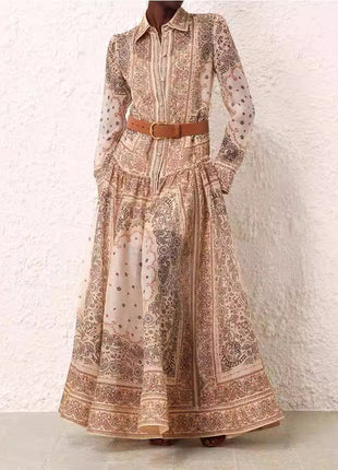 Single-breasted Positioning Dress