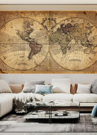 A Map of the World 100 x 150 cm