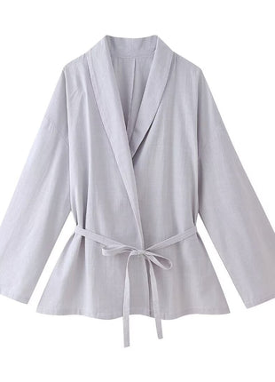 Japanese Double Breasted Kimono Coat