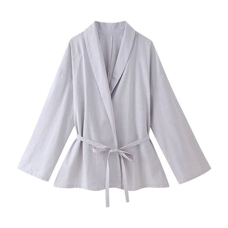 Japanese Double Breasted Kimono Coat