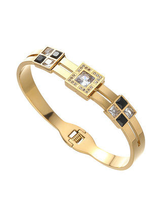 Titanium Steel Plated Light Luxury Bracelet