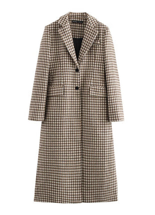 Single-breasted Overcoat Coat