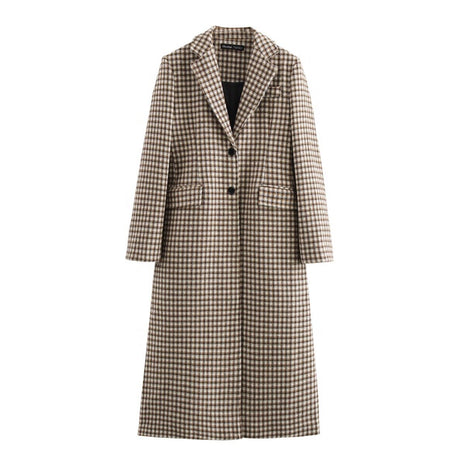 Single-breasted Overcoat Coat