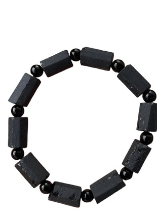 Natural Raw Gemstone Black Tourmaline Bracelet