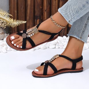 Simple Metal Decorative Sandals