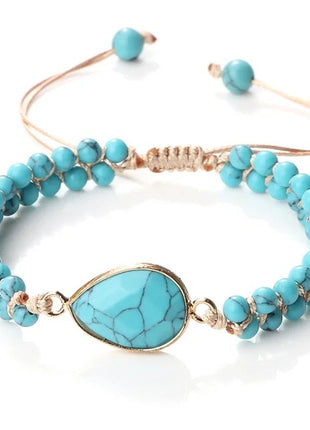 Natural Turquoise Beads Bracelet