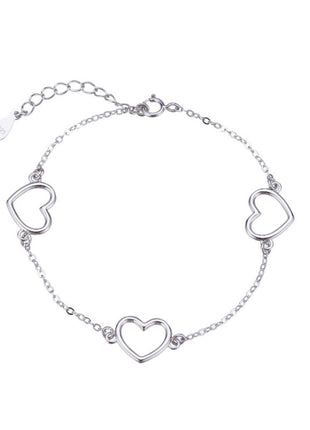 Attracting Hollow Heart-Shaped Bracelet