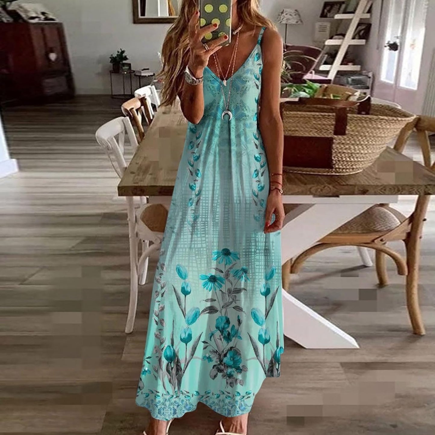 Elegant Vacation Skirt Loose And Ground Dress