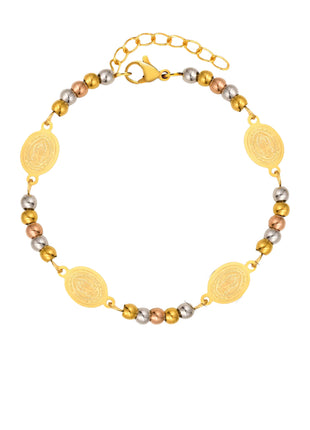 Stainless Steel Round Beads Bracelet