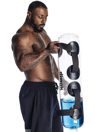 Transparent Cylindrical Weight-bearing Water Dumbbell Fitness Exercise Training Weightlifting Equipment