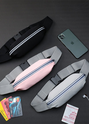 Waist Waterproof Storage Sports Ultra-Thin Mini Small Waist Bag