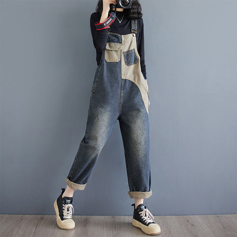Autumn Loose Denim Overall