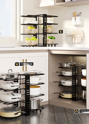 Removable Folding Multi-functional Kitchen Rack