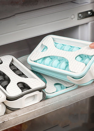 2in1 Portable Silicone Ice Diamond Mold & Water Bottle Creative Curling Summer Kitchen Gadgets