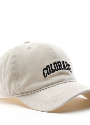 Japanese Fashionable Retro Letter Embroidery Cap