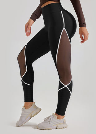 Mesh High Waist Yoga Pants