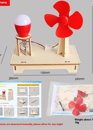 Scientific Experiment Wind Generator Manual Diy Material Package