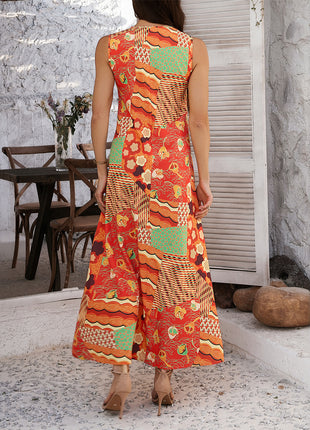 Sleeveless A- Line Dress