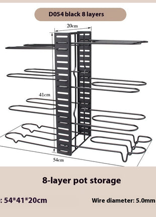 Removable Folding Multi-functional Kitchen Rack