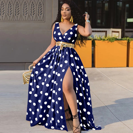 Dot Plus Size Dress