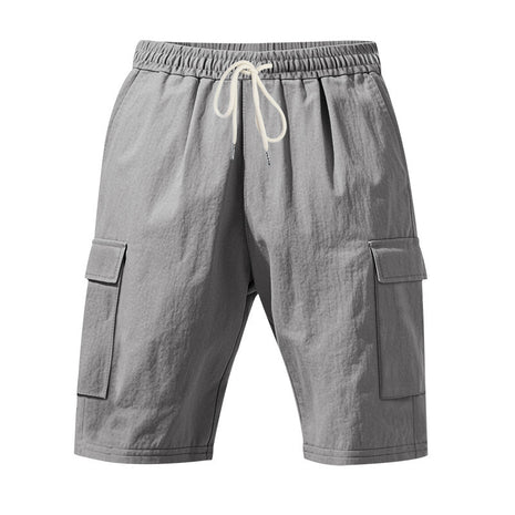 Men's Air-permeable Beachwear Linen Loose Multi-pocket Casual Shorts
