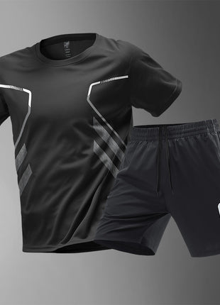 Quick-drying Breathable Short Sleeve Round Neck Set