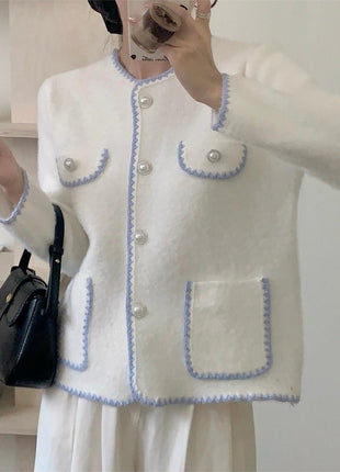 Mink Velvet Soft Glutinous Fashion Sweater for Autumn and Winter