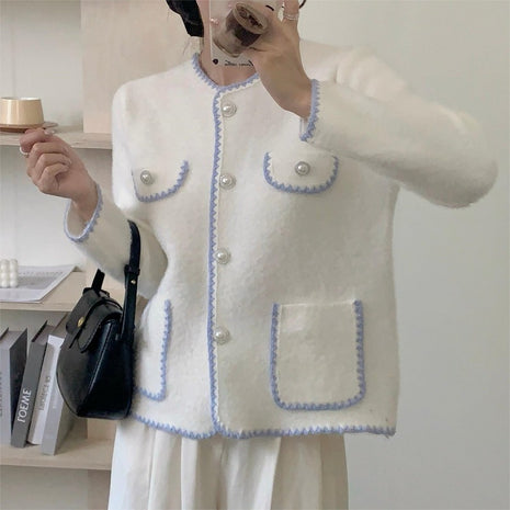 Mink Velvet Soft Glutinous Fashion Sweater for Autumn and Winter