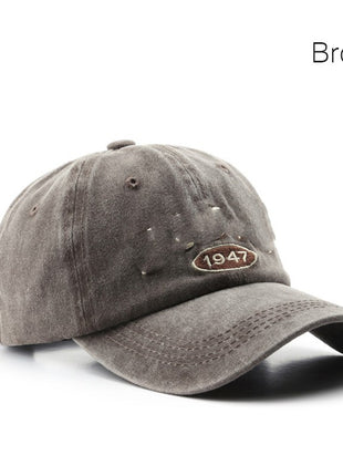 Vintage Washed Denim Baseball Cap