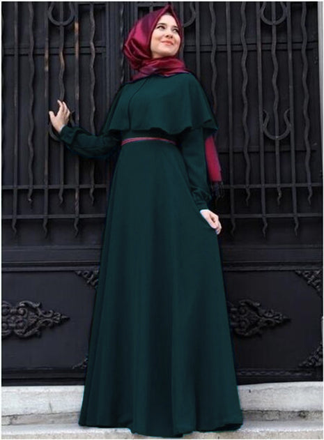 Elastic Sunshine Linen Plus Size Abaya