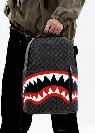 Shark Backpack Business Large Capacity