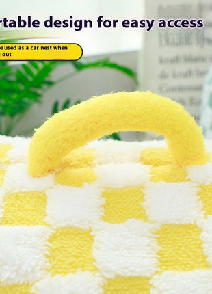 Semi-enclosed Pet House Bed Thick & Warm Four Seasons Universal