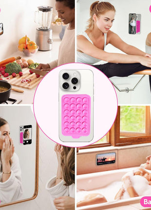 iPhone Magnetic Silica Gel Sucker – Strong Grip, Non-Slip