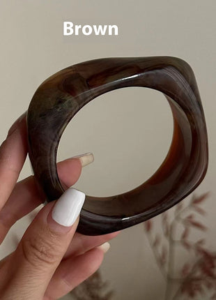 Acrylic Exaggerated Translucent Bracelet