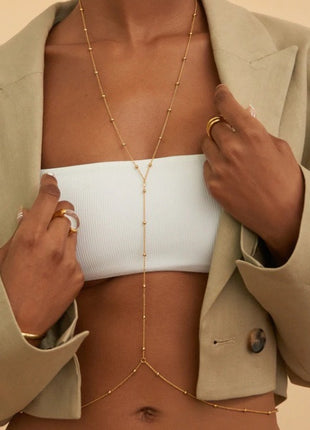 Golden Balls Body Golden Beach Waist Belly Chain
