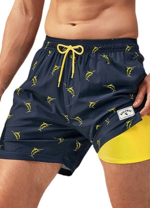 Dark Gray Dolphin Beach Trunks