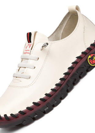 Handmade Leather Stitching Soft Bottom Shoes