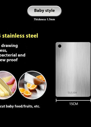 Double-sided 304 Stainless Steel Cutting Board